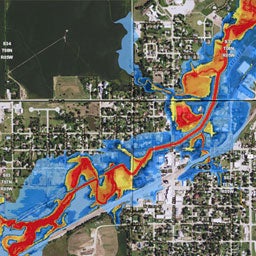 surface water map